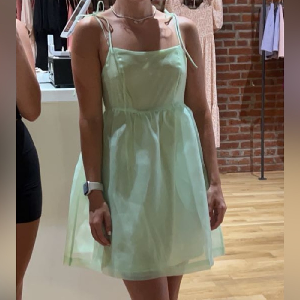 Green dress